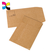 Bulk custom mini brown kraft paper envelope